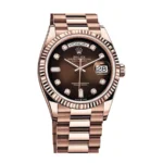 Rolex Day-Date 128235 “Brown Ombre Dial” Top Grade Clone 1:1 - Image 2