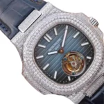Patek Philippe Nautilus 5711 Tourbillon “Jumbo” Blue Dial Super Accurate Clone - Image 2