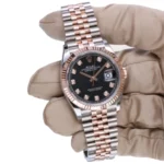 Rolex Datejust 126231 “Everose Motif Fluted” Detailed Replica - Image 2