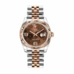 Rolex Datejust Chocolate Floral Dial 116231-0105 Ultra Clone 1:1