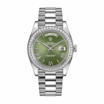 Rolex Day-Date 228238 “Olive Green” Mirror Replica 1:1