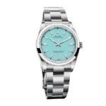 Rolex Oyster Perpetual 126000 “Turquoise Blue Dial” First-Class Replica - Image 2